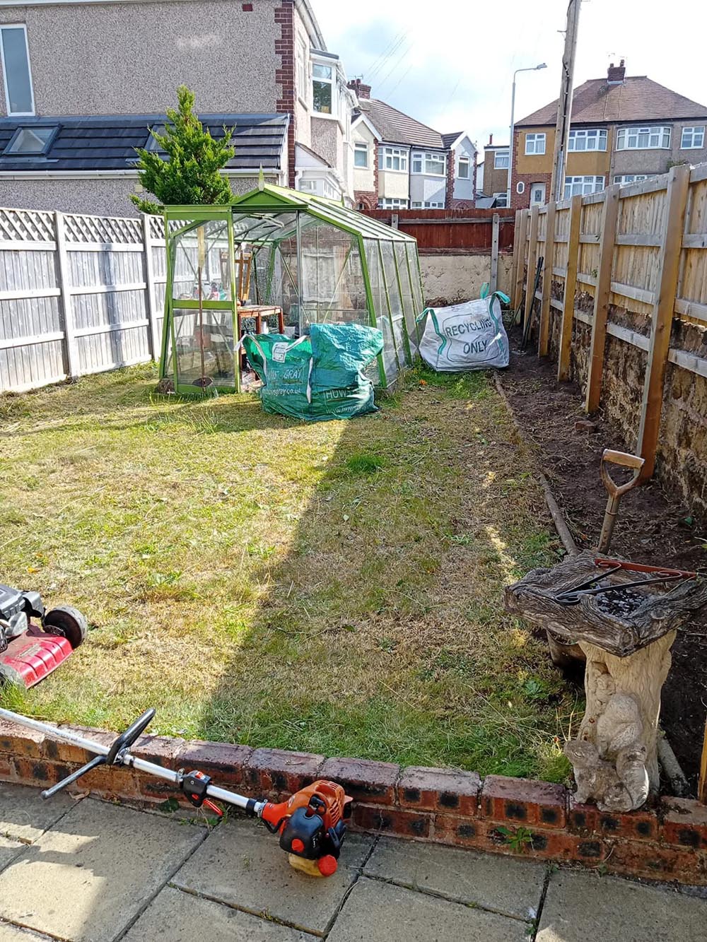 Garden tidy up in Wirral